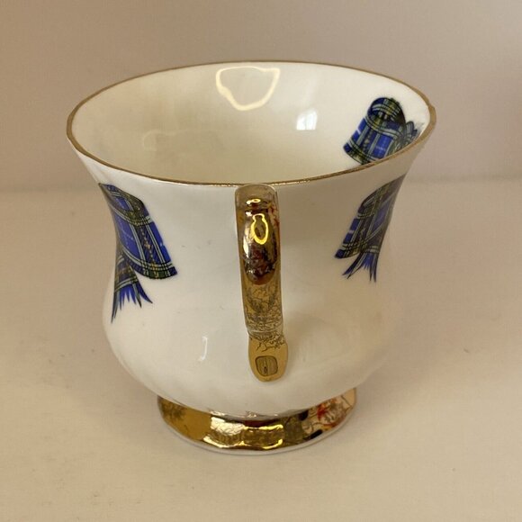 Elizabethan Fine Bone China Tea Cup And Saucer Nova Scotia Tartan - Picture 9 of 16